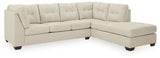 Ashley Parchment Falkirk 80806S2 2 - Piece Sectional with Chaise - Chenille - 80806S2 - Home Elegance USA - 1