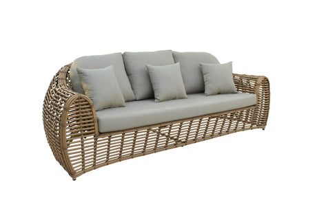 VIG Furniture - Renava Sandra Outdoor Sofa Set Beige with End Table