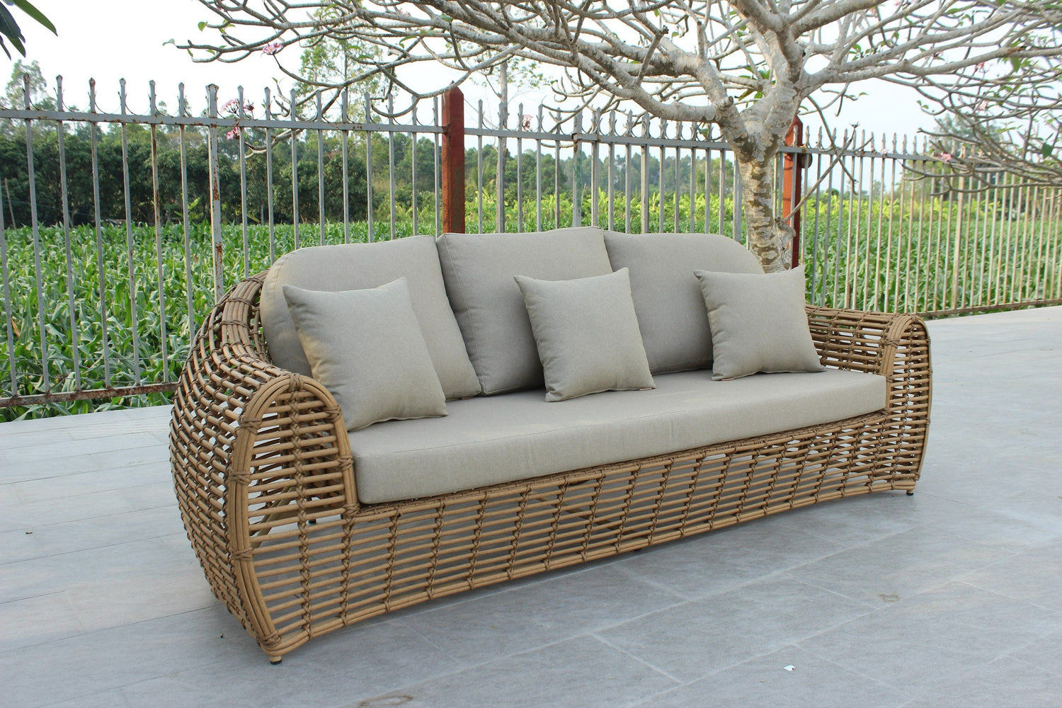 VIG Furniture - Renava Sandra Outdoor Sofa Set Beige