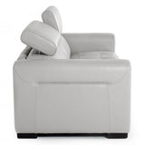 Lamod Italia Icon - Modern Italian Grey Leather Sofa Bed