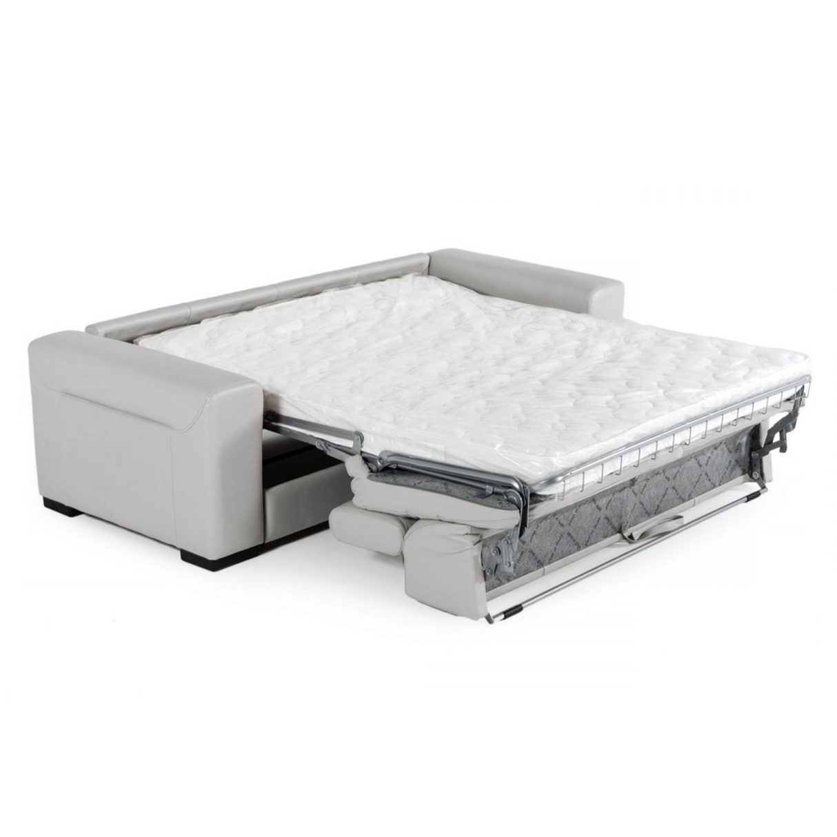 Lamod Italia Icon - Modern Italian Grey Leather Sofa Bed
