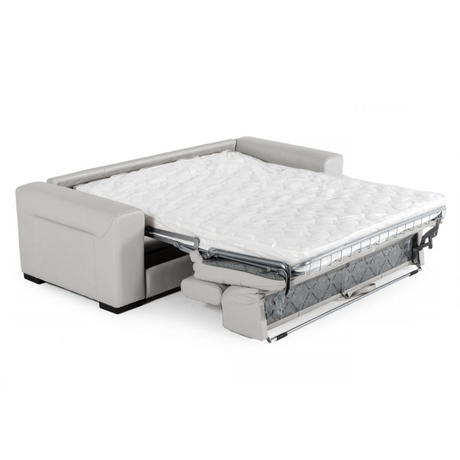 Lamod Italia Icon - Modern Italian Grey Leather Sofa Bed
