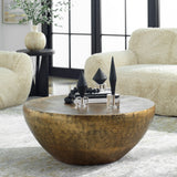 Gilded Dome Coffee Table - Gold by Uttermost - View 2