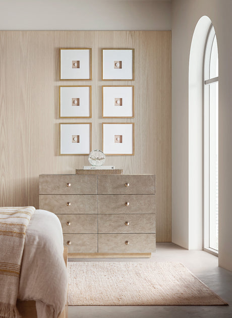Westwood Single Dresser - Beige / Silver by Hooker Furniture - View 2