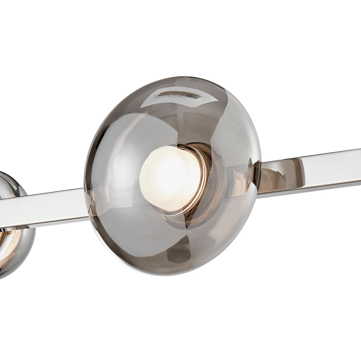 Orbis Linea Chandelier // Polish Nickel  | Finesse - Home Elegance USA