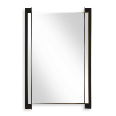 Cunene Industrial Wall Mirror - Black by Uttermost - View 1