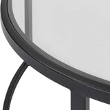 Rhea Nesting Coffee Tables (Set of 2) - Black by Uttermost - View 7