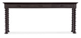 Big Sky Turned Leg Sofa Table - Black by Hooker Furniture - View 3