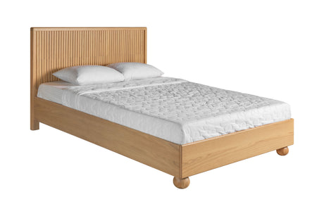 Eastern King Winters - Modern Natural Oak Bed - View Image 1