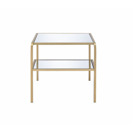 Astrid End Table 81092 Mirrored & Gold Finish | Acme - 81092 - Home Elegance USA - 5