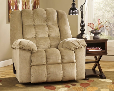Ludden Rocker Recliner – Sand Finish by Signature Design