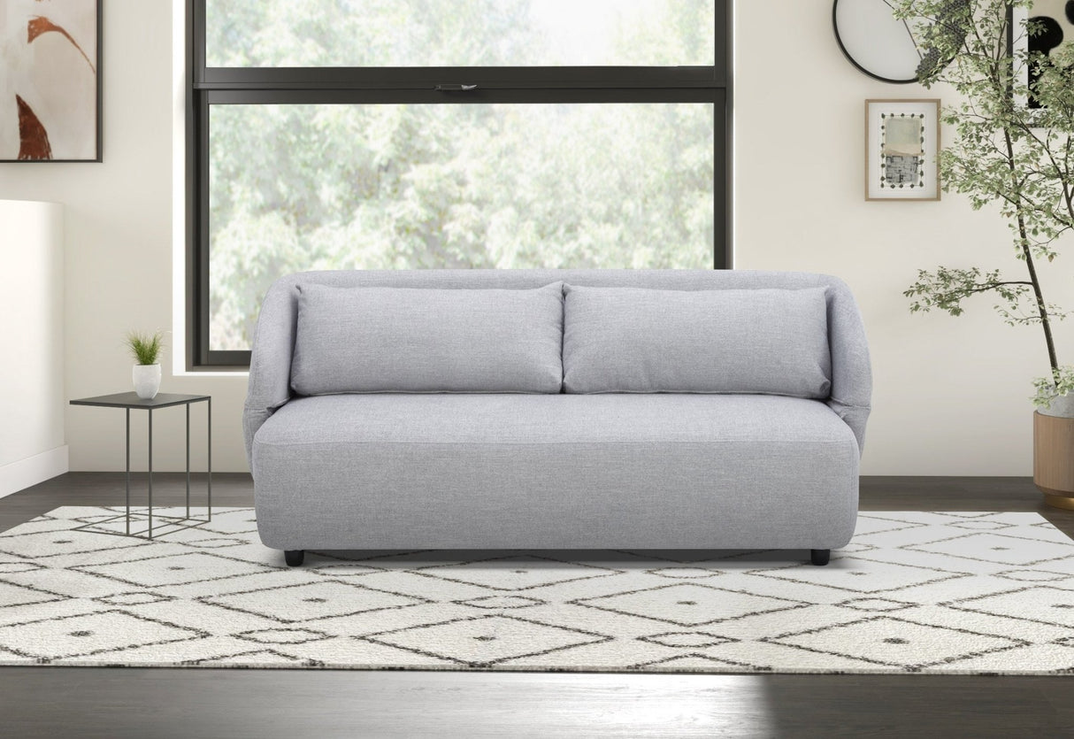 Divani Casa Lerner - Modern Light Grey Fabric Sofa Bed | Home Elegance USA