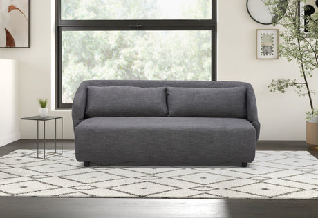 Divani Casa Lerner - Modern Dark Grey Fabric Sofa Bed | Home Elegance USA