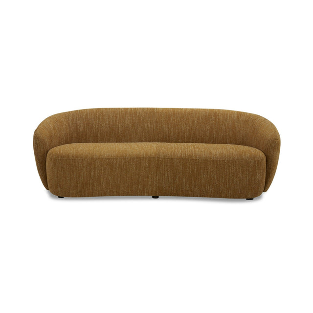 Divani Casa Norris - Modern Mustard Fabric Sofa | Home Elegance USA