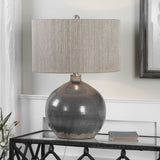 Vardenis Ceramic Lamp - Dark Gray / Beige by Uttermost - View 2