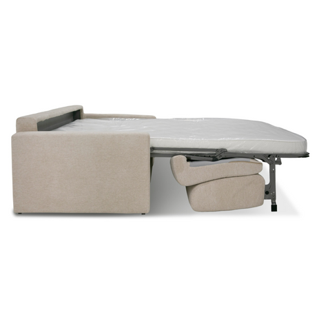 Lamod Italia Revers - Italian Modern Sand Fabric Queen Sofa Bed