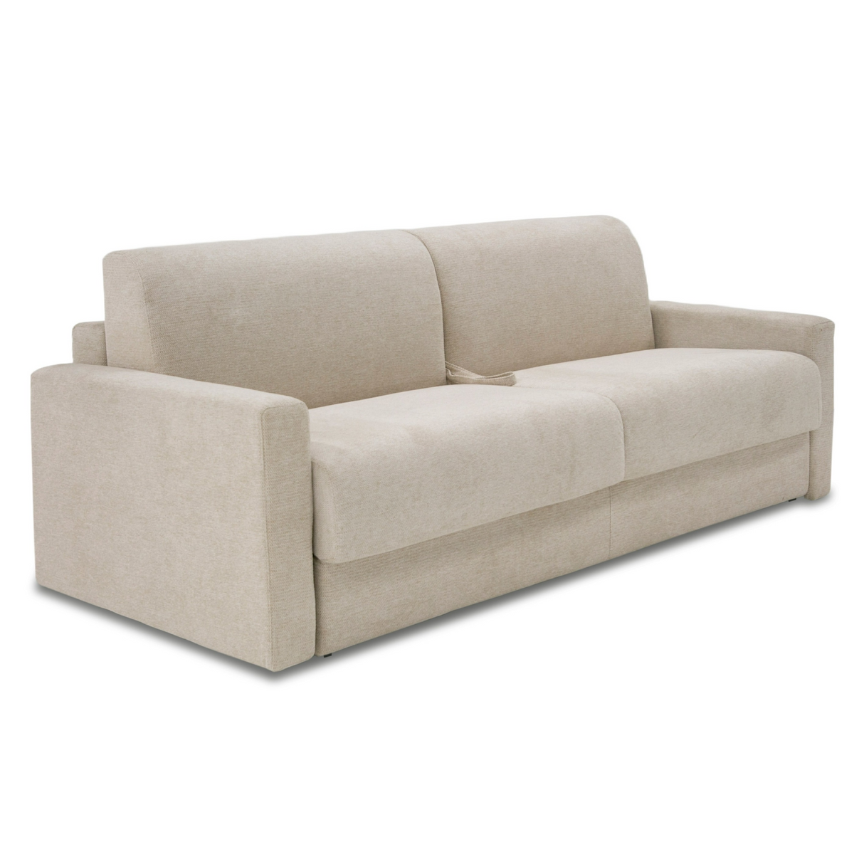 Lamod Italia Revers - Italian Modern Sand Fabric Queen Sofa Bed