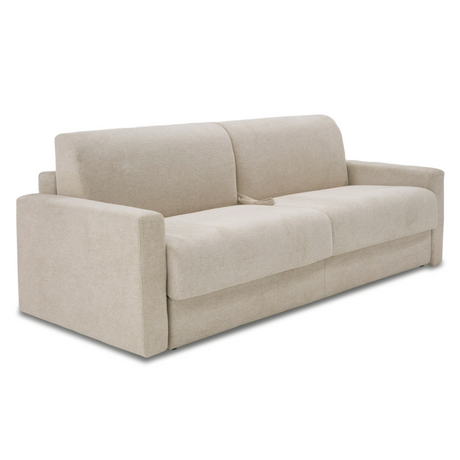 Lamod Italia Revers - Italian Modern Sand Fabric Queen Sofa Bed
