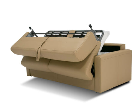 Lamod Italia Revers - Italian Modern Desert Leather Full Sofabed | VIG