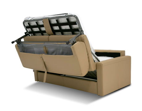 Lamod Italia Revers - Italian Modern Desert Leather Full Sofabed | VIG