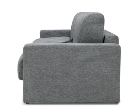 Lamod Italia Revers - Italian Modern Grey Fabric Full Sofa Bed