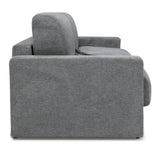 Lamod Italia Revers - Italian Modern Grey Fabric Queen Sofa Bed