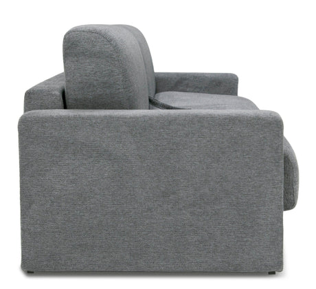 Lamod Italia Revers - Italian Modern Grey Fabric Queen Sofa Bed
