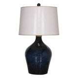 Lamone Glass Lamp - Blue / Beige by Uttermost - View 1