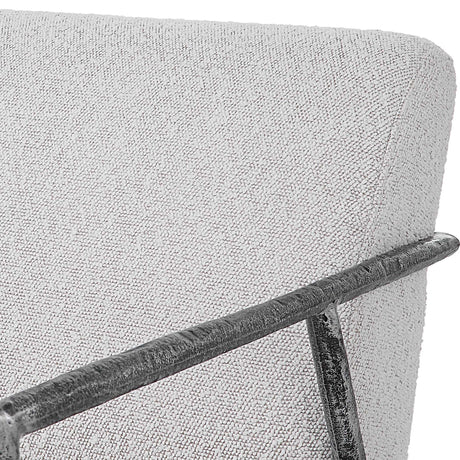 Brisbane Accent Chair Light Gray - Beige by Uttermost - View 7