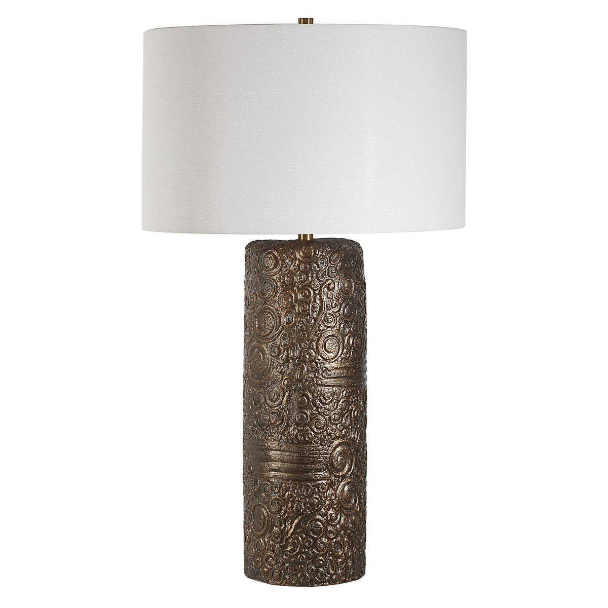 Malaga Brass Table Lamp - Bronze by Uttermost - View 4