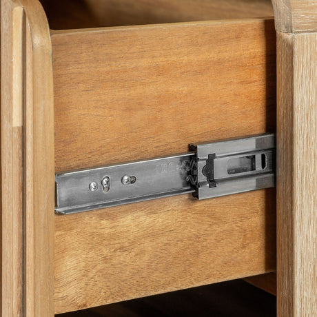 Eastern King - Mikala - Modern Natural Oak Bedroom Set