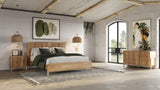 Eastern King - Mikala - Modern Natural Oak Bedroom Set