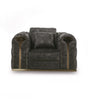 Divani Casa Dosie - Transitional Grey Velvet Chair | Home Elegance USA