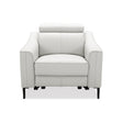 Divani Casa Eden - Modern White Leather Recliner Chair | Home Elegance USA