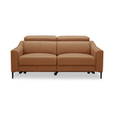 Divani Casa Eden - Modern Camel Leather Sofa With 2 Recliners - VGKV - KM.5012 - SOFA - CML - Home Elegance USA - 1