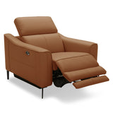 Divani Casa Eden - Modern Camel Leather Recliner Chair