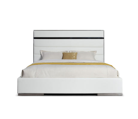 Cartier Modern White Vegan Leather Bedroom Set – VIG Furniture - sold by Home Elegance USA