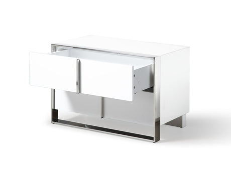 Cartier Modern White Vegan Leather Bedroom Set – VIG Furniture - sold by Home Elegance USA