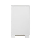 Cartier - Modern White + Stainless Steel Chest - View Image 1