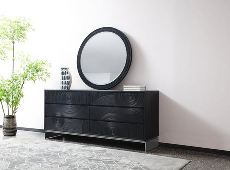 Cirque - Modern Black Ash Dresser - View Image 1