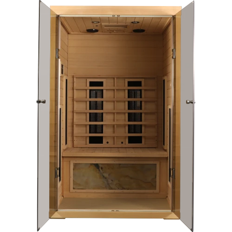 2 person hemlock sauna - sold by Home Elegance USA