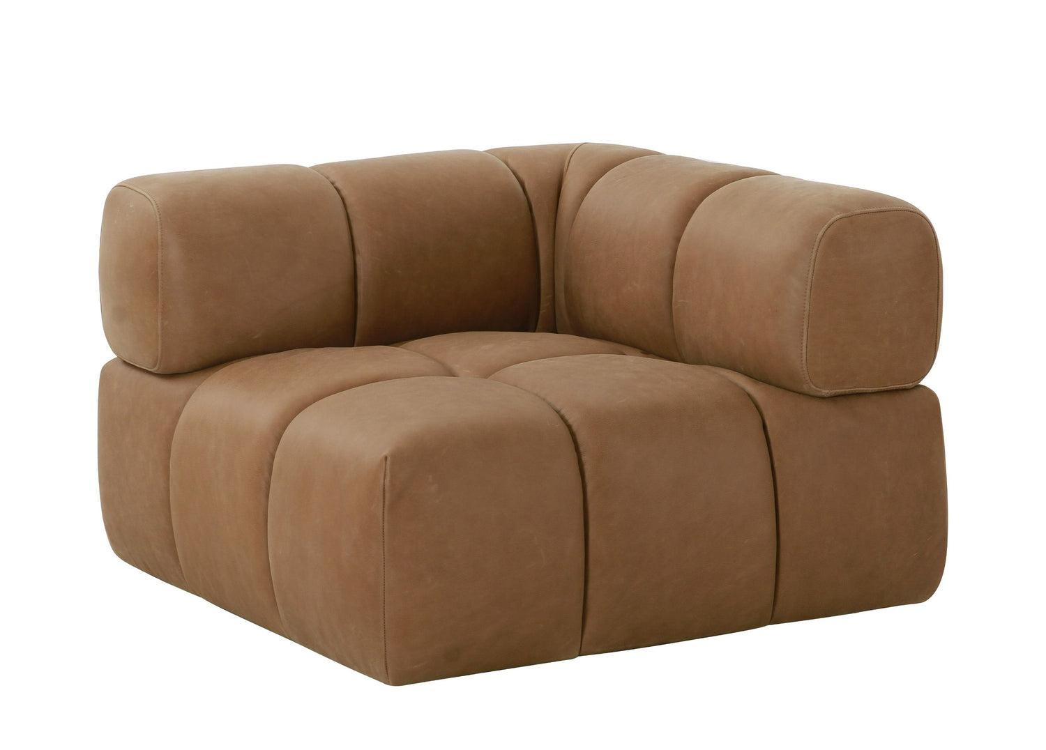 Divani Casa Everest - Modern Brown Leather Modular Sectional Sofa | Home Elegance USA