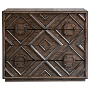 Mindra Drawer Chest - Dark Brown by Uttermost - View 1