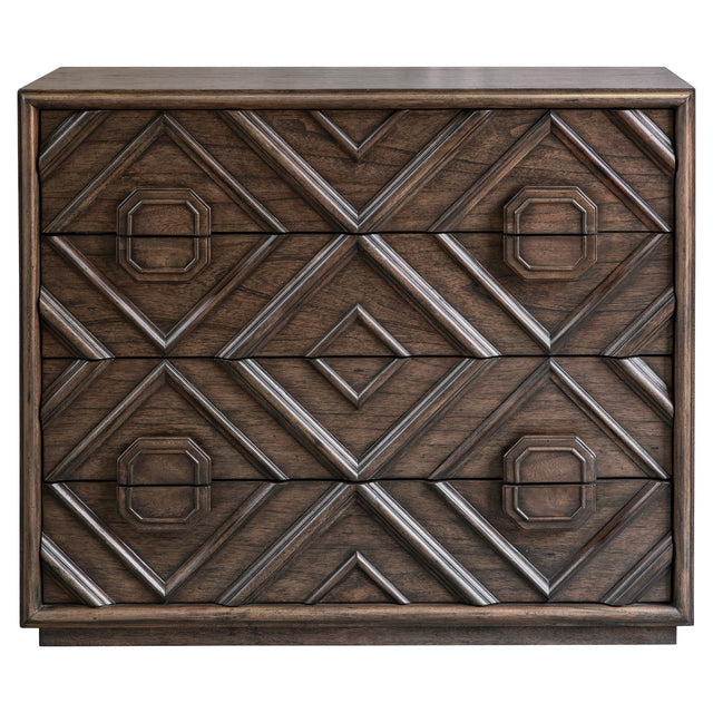 Mindra Drawer Chest - Dark Brown by Uttermost - View 1