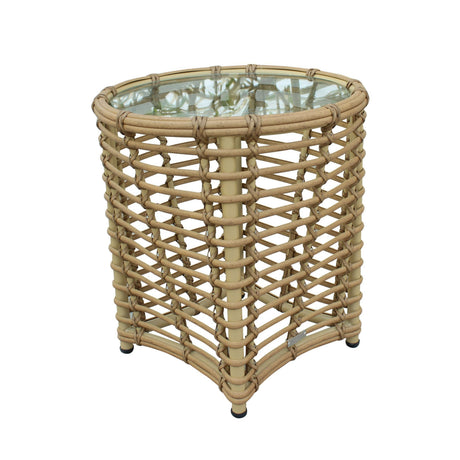 VIG Furniture - Renava Sandra Outdoor Sofa Set Beige with End Table