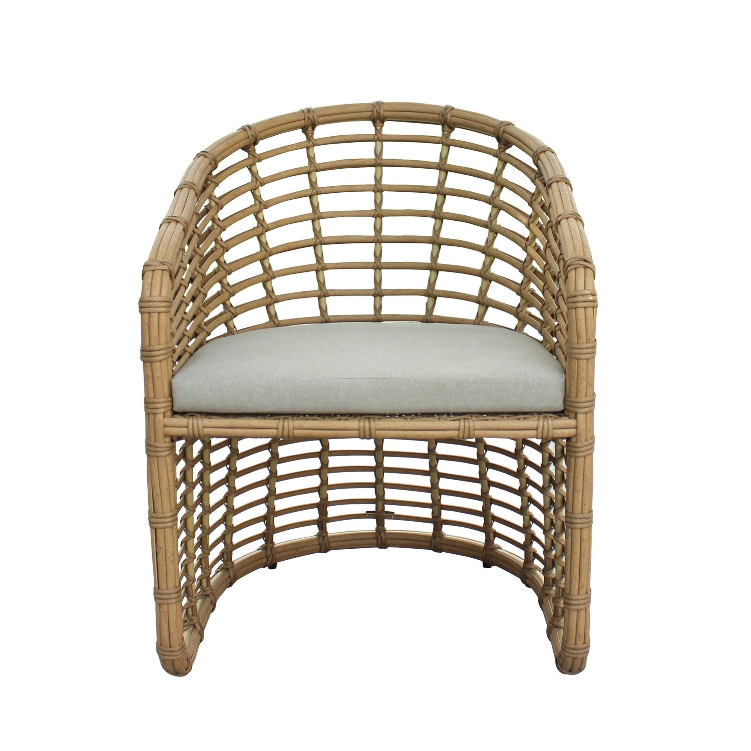 VIG Furniture - Renava Mina Outdoor Bamboo Wicker Dining Set