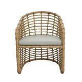 VIG Furniture - Renava Mina Outdoor Bamboo Wicker Dining Set