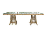 VIG Furniture - Renava Mina Outdoor Bamboo Wicker Dining Set