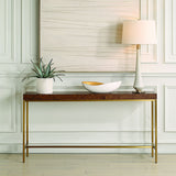 Moran Burl Console Table - Light Brown by Uttermost - View 2