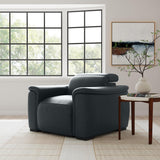 Camden Power Recliner With Power Headrest - Black | Flexsteel